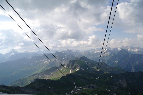 Nebelhorn 2224m, Allgäuer Alpen, Obersdorf, Bavaria, Hindelanger Klettersteig