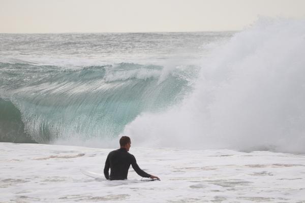 Hawaii  kauai kekaha beach waiting for the perfect wave splash